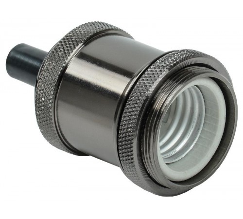 Патрон подвесной E27 RETRO черный  EPA10-04-02-K02  IEK