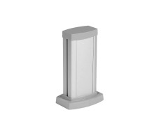 Универсальная мини-колонна алюминиевая с крышкой из алюминия 1 секция, высота 0,3 метра, цвет алюминий  653101  Legrand