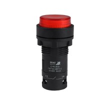 Кнопка с подсветкой OptiSignal Compact D22 C7-PL-B410 красная 1НО 24 В AC/DC XB7NW34B1  362087  КЭАЗ