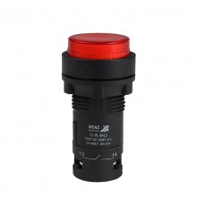 Кнопка с подсветкой OptiSignal Compact D22 C7-PL-B410 красная 1НО 24 В AC/DC XB7NW34B1  362087  КЭАЗ