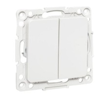 Стокгольм Механизм Выключателя 2-кл. 10А в/к белый EKF PROxima  EYV10-123-20  EKF