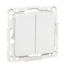 Стокгольм Механизм Выключателя 2-кл. 10А в/к белый EKF PROxima  EYV10-123-20  EKF