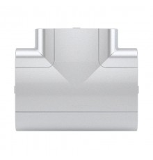 Тройник 110х50 мм цвет серый металлик  01006G  DKC