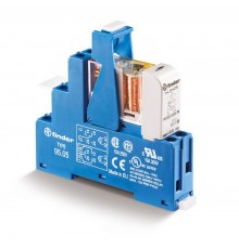 Интерфейсный модуль, электромеханическое реле; 2CO 8A; контакты AgNi+Au; питание 24В DC; категория защиты IP20; вин  483290245060SPA  Finder