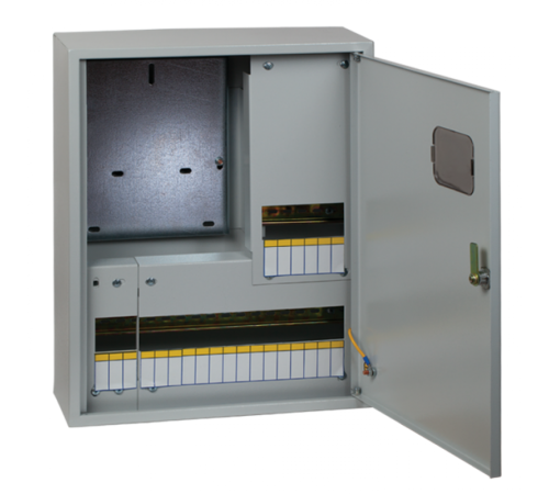 Щит учетно-распределительный навесной ЩРУН 3/24 с окном (ВхШхГ) 500х400х160мм IP31 PROxima  mb23-3/24  EKF