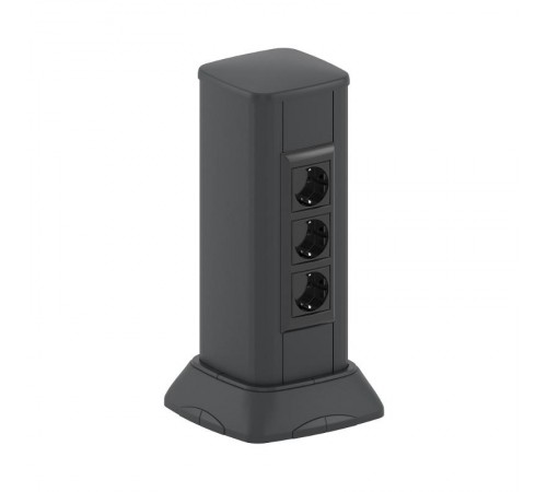 Миниколонна алюминиевая, 0.35м, цвет чёрный  19533  DKC