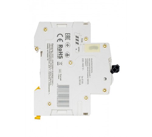 Выключатель автоматический однополюсный M06N 1P D 2А 6кА ARMAT  AR-M06N-1-D002  IEK