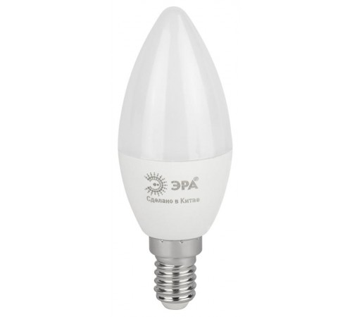 Лампа светодиодная LED B35-8W-827-E14 R (диод, свеча, 8Вт, тепл, E14)  Б0050694  ЭРА