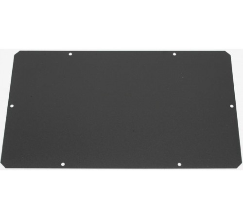 Заглушка WZ-1718-38-01-161 сплош.д.отв.А (380x380мм) в пл/кр.к нап.шк.,420x420мм,мет.,черн.(RAL 9005) (1718-38-1-1/9005)  15043  Zpas