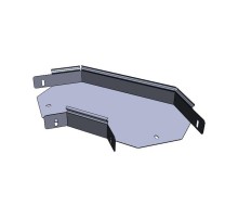 Угол 45 град. горизонтальный 80x400 мм (плоский)  g4580400-FL  EKF