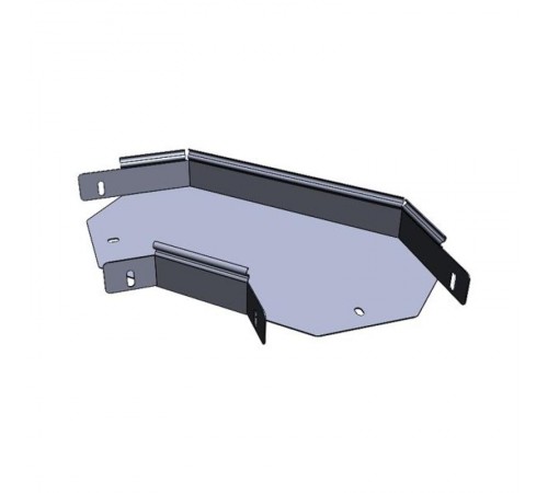 Угол 90 град. горизонтальный 80x400 мм (плоский)  g9080400-FL  EKF