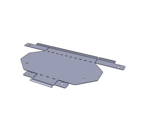 Угол 90 град. горизонтальный 80x400 мм (плоский)  g9080400-FL  EKF