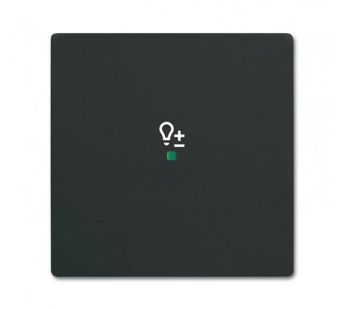 Клавиша одинарная free@home, светорегулятор, future, цвет чёрный бархат  2CKA006220A0622  ABB