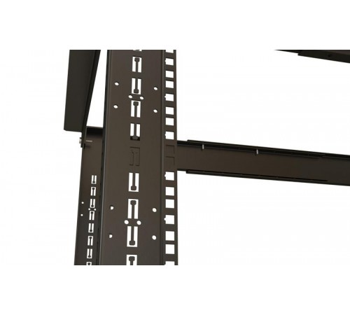 ORK2A-4781-RAL9005 Открытая стойка 19-дюймовая (19"), 47U, высота 2426 мм, двухрамная, ширина 550 мм, глубина  800-1250 мм  446061  Hyperline