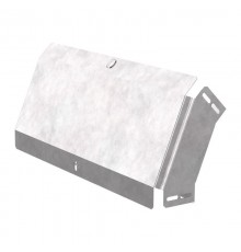 Угол вертикальный внешний 45 градусов с крышкой Стандарт 500х80   PR16.0578  Промрукав