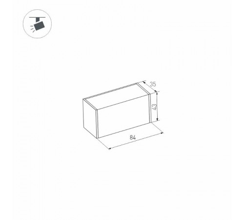 Светильник MAG-LASER-45-L84-3W Day4000 (WH, 15 deg, 24V)  027621  Arlight