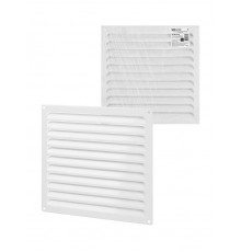 Решетка металл. усиленная 300х300, белая, с покрытием полимерной эмалью,  SQ1807-0730  TDM