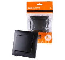 Выключатель 1 кл. 10А графит "Лама"  SQ1815-0601  TDM