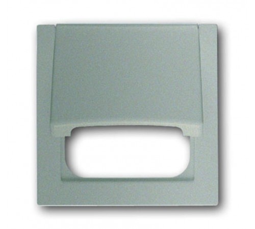 Плата центр. с откидной крышкой для 50x50 мм телекомм. вставок/механизмов, серия impuls, цвет шампань-металлик  1753-0-5473   2CKA001753A5473  ABB