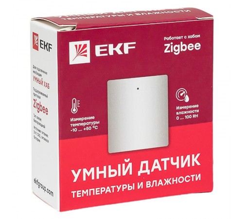Умный датчик температуры и влажности Zigbee EKF Connect  is-th-nd-zb  EKF