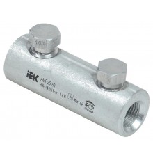 Гильза алюминиевая механическая со срывными болтами АМГ 25-50 до 1 кВ  UZA-29-S25-S50-1  IEK