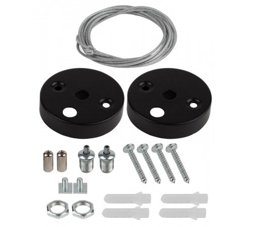 Подвесное крепление для линейных светильников  SML-1-A-SUSPENSION-B для моделей SML чёрный длина 1,5м  Б0061023  ЭРА