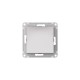 AtlasDesign Aqua Алюминий Переключатель 1-клавишный IP44,сх.6, 10АХ,механизм, быстрозажимные клеммы  ATN440361S  SE