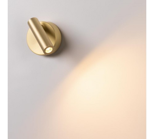 Светильник SP-BED-NB-R90-3W Warm3000 (GD, 20 deg, 230V) (arlight, IP20 Металл, 3 года)  033061  Arlight