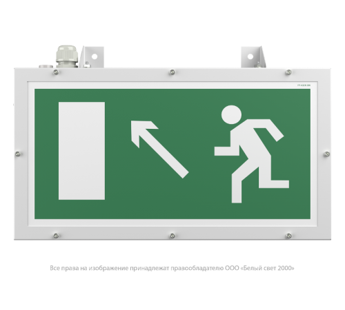 Световой указатель аварийного освещения BS-FLAGMAN-81-S1-INEXI3-FELS  a17396  Белый свет