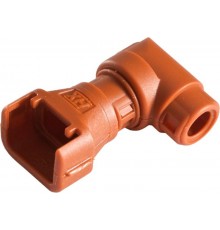 Разъем угловой CIH08-90-FCI02,нейлон 6,оранжевый,d8мм,угол 90  7TCA298010R1119  ABB