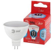 Лампа cветодиодная ECO LED MR16-11W-840-GU5.3 (диод, софит, 11Вт, нейтр, GU5.3) (10/100/4800)  Б0040880  ЭРА