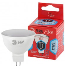 Лампа cветодиодная ECO LED MR16-11W-840-GU5.3 (диод, софит, 11Вт, нейтр, GU5.3) (10/100/4800)  Б0040880  ЭРА