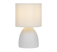 Настольная лампа Nadine 7042-502 1 * Е14 40 Вт керамика белая  Б0053455  Rivoli