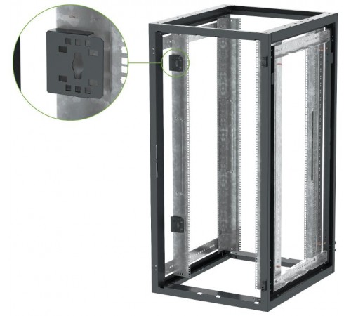 ITK LINEA S Кронштейн верт. PDU 0U сер. (2шт/компл)  LS-SBB35  ITK