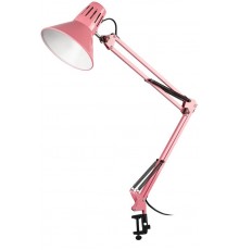 Настольный светильник N-121-E27-40W-P Е27 на струбцине розовый  Б0052761  ЭРА