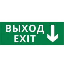 Пиктограмма ДСО-IP20 "Выход - вниз"  60433DEK  DEKraft