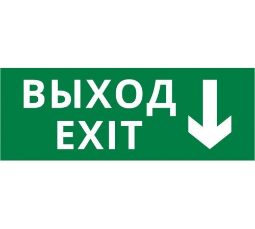 Пиктограмма ДСО-IP20 "Выход - вниз"  60433DEK  DEKraft