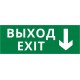 Пиктограмма ДСО-101-IP20 "Выход - вниз"  62251DEK  DEKraft