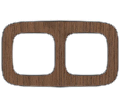 Valena ALLURE Орех Рамка 2-ая  754462  Legrand