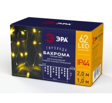 Гирлянда светодиодная  Бахрома 2м*1м теплый свет, ENOB-2B ,  24V, IP44 (80/960)  Б0041907  ЭРА