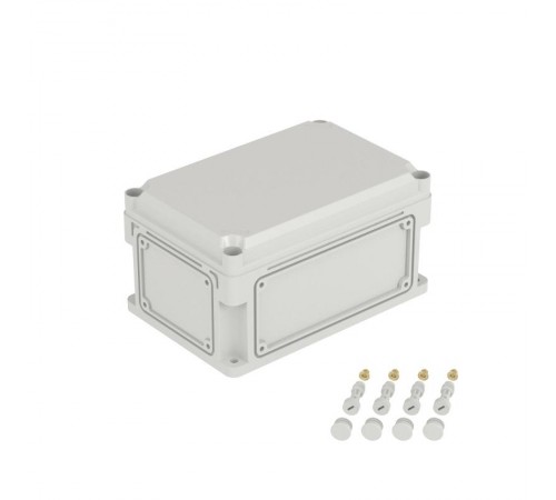 Корпус пластиковый RAM box IP67 300х200х160 мм (высота крышки 35) стенка с выбивными фланцами непрозрачная крышка  532310  DKC