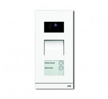 Станция вызывная, видео, двухклавишная, цвет белый матовый  8300-0-0092   2CKA008300A0092  ABB