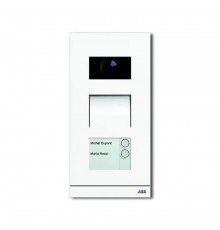 Станция вызывная, видео, двухклавишная, цвет белый матовый  8300-0-0092   2CKA008300A0092  ABB