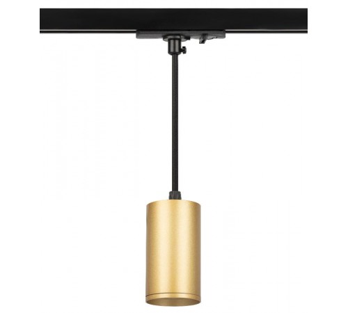Светильник трековый однофазный TR45 - GU10 S MG подвесной 52*100 мм под лампу MR16 золото  Б0054184  ЭРА