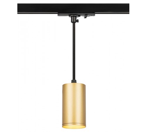 Светильник трековый однофазный TR45 - GU10 S MG подвесной 52*100 мм под лампу MR16 золото  Б0054184  ЭРА