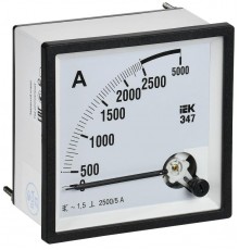 Амперметр Э47 2500/5А кл. точн. 1,5 96х96мм  IPA20-6-2500-E  IEK