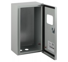  Щит с монтажной панелью металлический ЩМПг (окно)-01 IP54 (410x220x175) SIMPLE  Б0041660  ЭРА