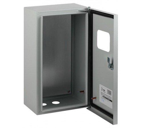  Щит с монтажной панелью металлический ЩМПг (окно)-01 IP54 (410x220x175) SIMPLE  Б0041660  ЭРА