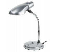 Светильник настольный на основании NE-301 15Вт КЛЛ Е27 серебро  Б0004463  ЭРА