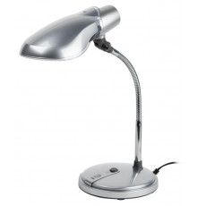 Светильник настольный на основании NE-301 15Вт КЛЛ Е27 серебро  Б0004463  ЭРА